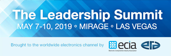 EDS 2019: The Leadership Summit. May 7-10, 2019. Mirage, Las Vegas. Brought to the worldwide electronics channel by ERA and ECIA