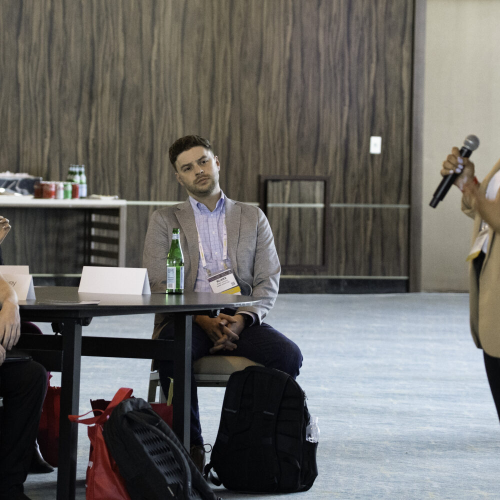 Spark participant speaking to the group