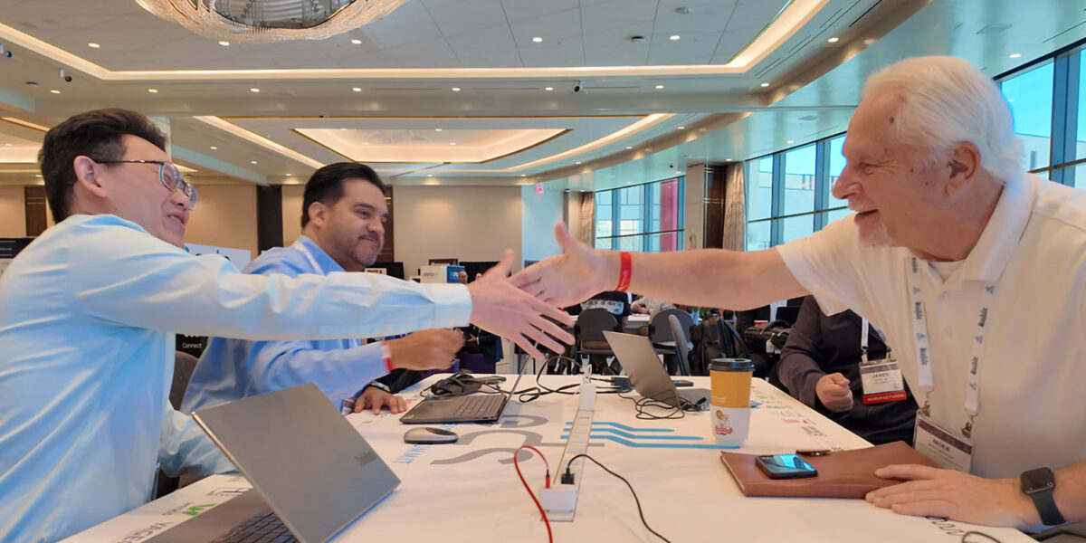 Meeting in Connections Café